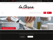 Tablet Screenshot of la-carpe.com